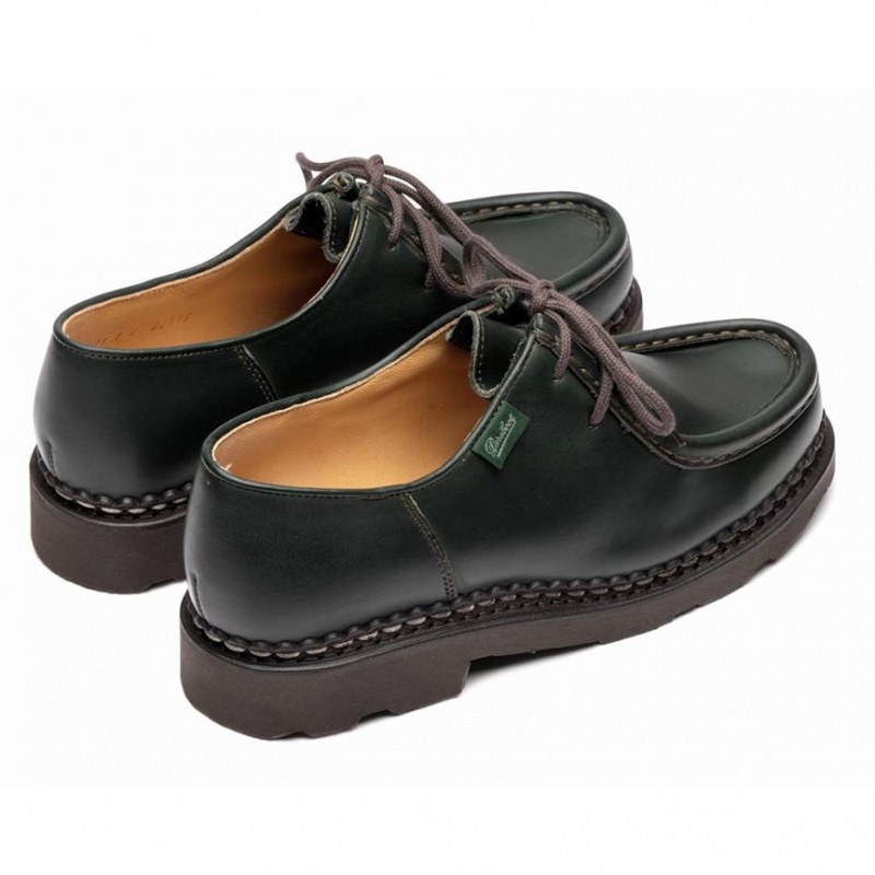 Paraboot Michael Women's Derby Shoes Dark Green | CANADA 98207K