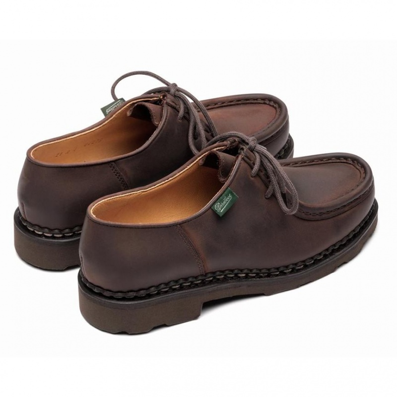 Paraboot Michael Women's Derby Shoes Dark Brown | CANADA 05368H