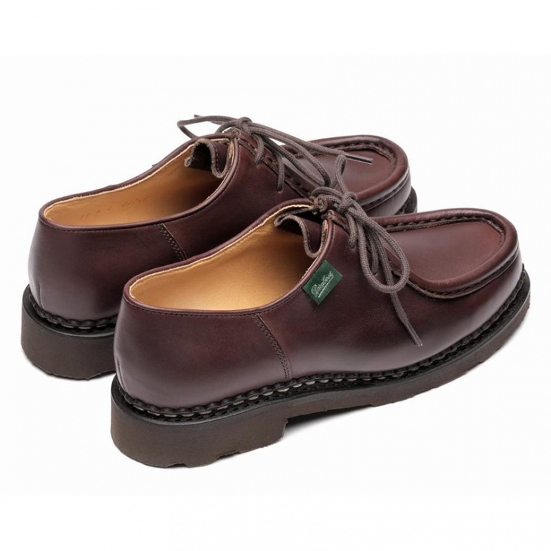 Paraboot Michael Women's Derby Shoes Dark Brown | CANADA 26479H