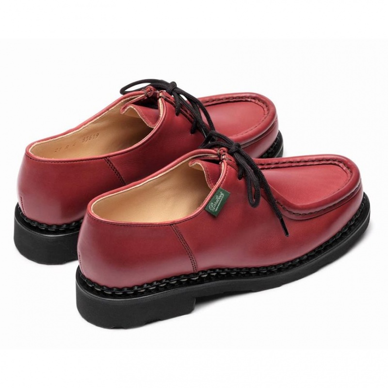 Paraboot Michael Women's Derby Shoes Red | CANADA 40895L