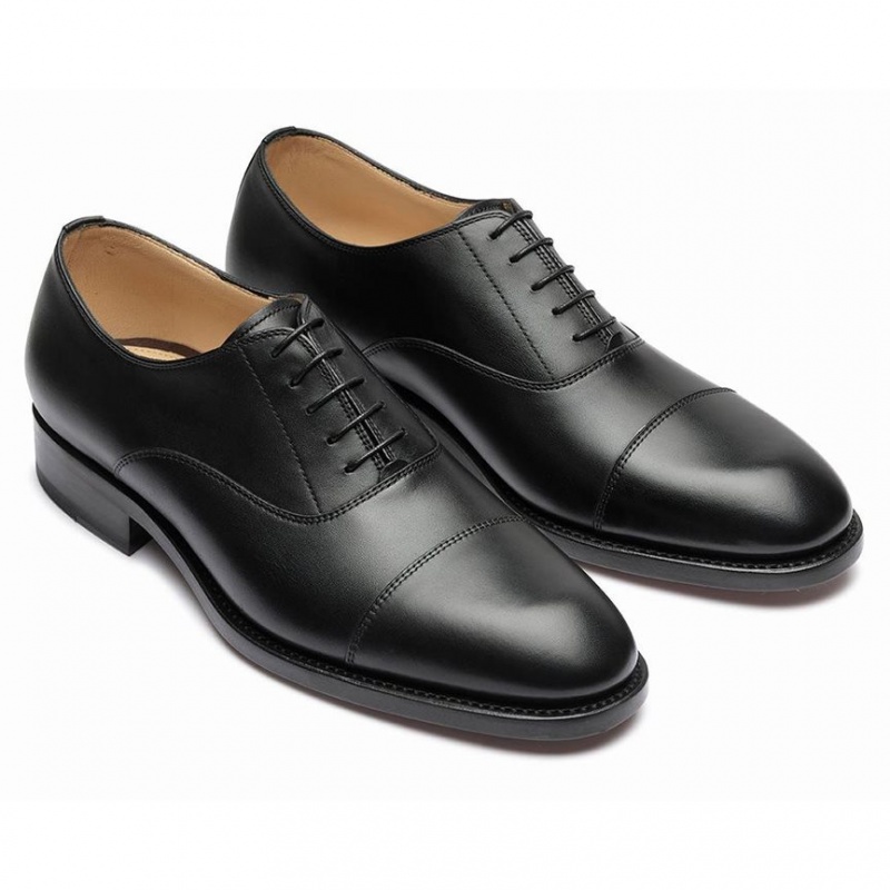 Paraboot Montaigne Gy Men's Oxfords Shoes Black | CANADA 12043I