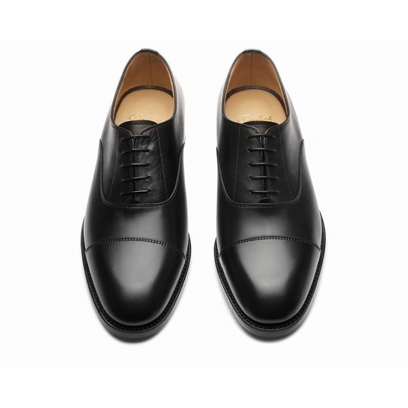 Paraboot Montaigne Gy Men's Oxfords Shoes Black | CANADA 12043I