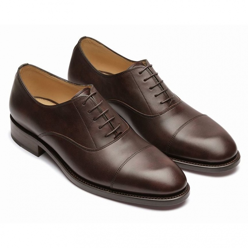 Paraboot Montaigne Gy Men's Oxfords Shoes Dark Brown | CANADA 18029R