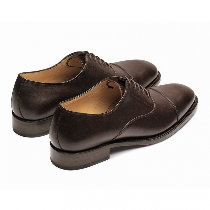 Paraboot Montaigne Gy Men's Oxfords Shoes Dark Brown | CANADA 18029R