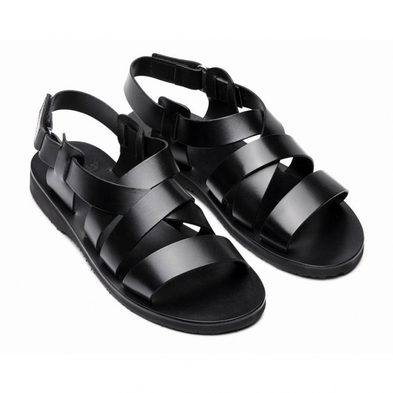 Paraboot Noumea Men's Sandals Black | CANADA 89641D