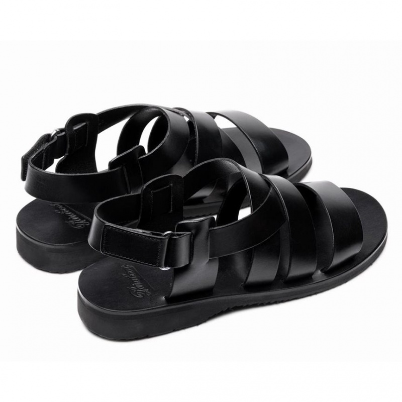 Paraboot Noumea Men's Sandals Black | CANADA 89641D