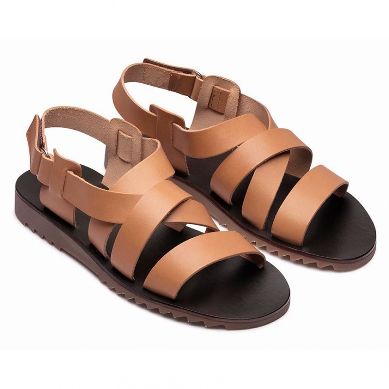 Paraboot Noumea Men's Sandals Brown | CANADA 29361Z