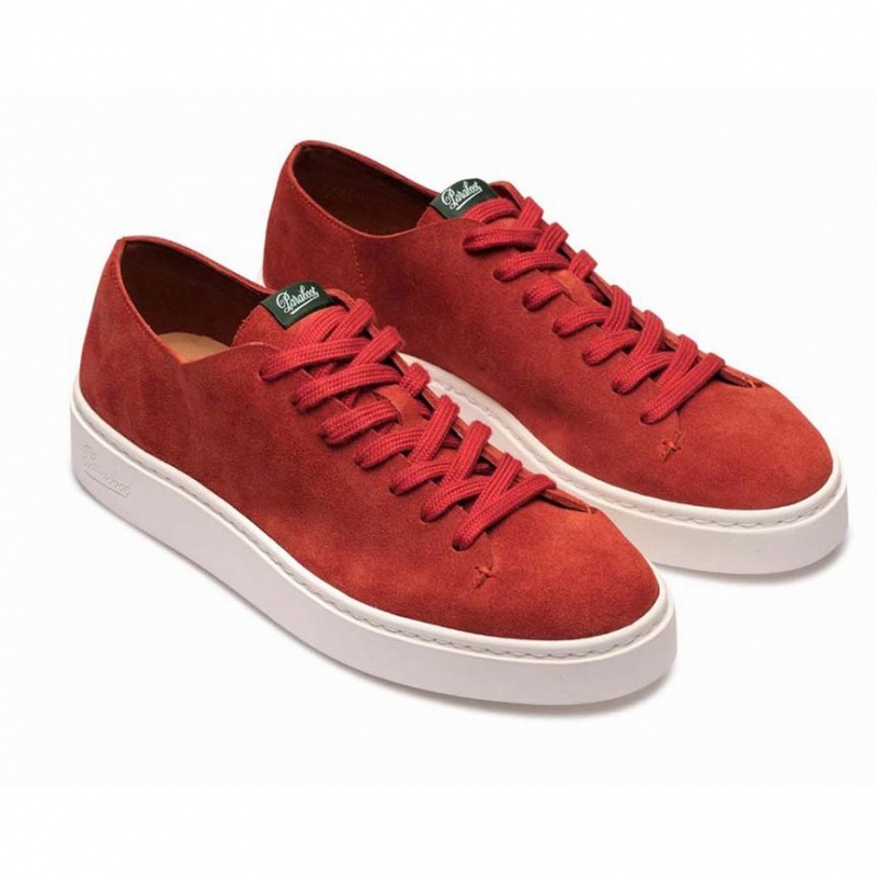 Paraboot Nova Men's Sneakers Red | CANADA 05794M