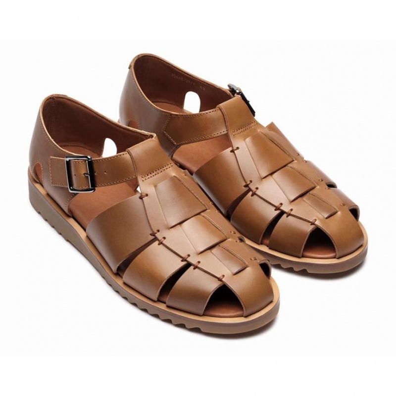 Paraboot Pacific Men's Sandals Brown | CANADA 04791O