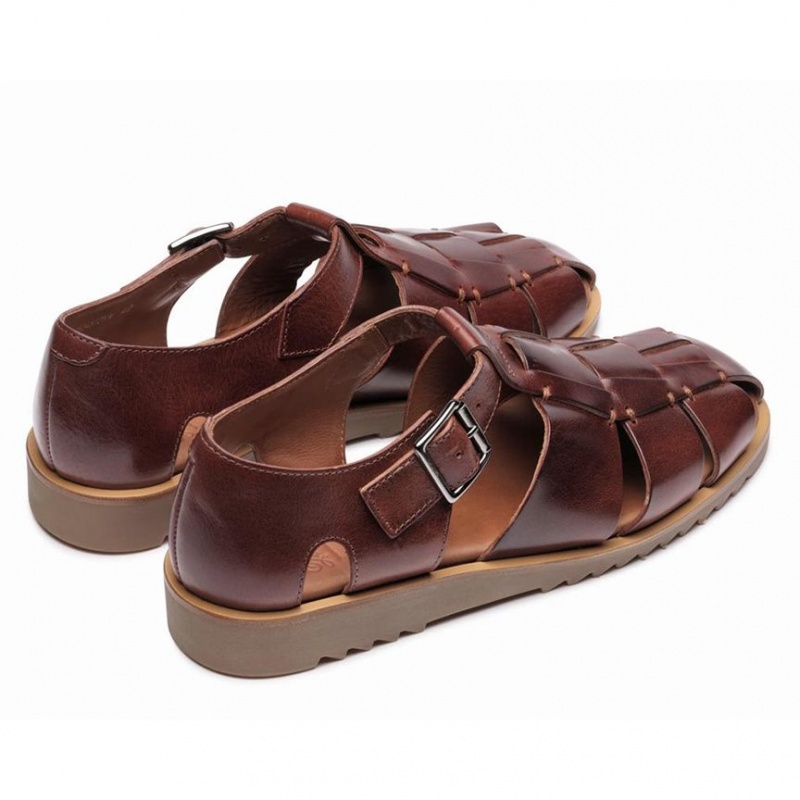 Paraboot Pacific Men's Sandals Dark Brown | CANADA 46395F