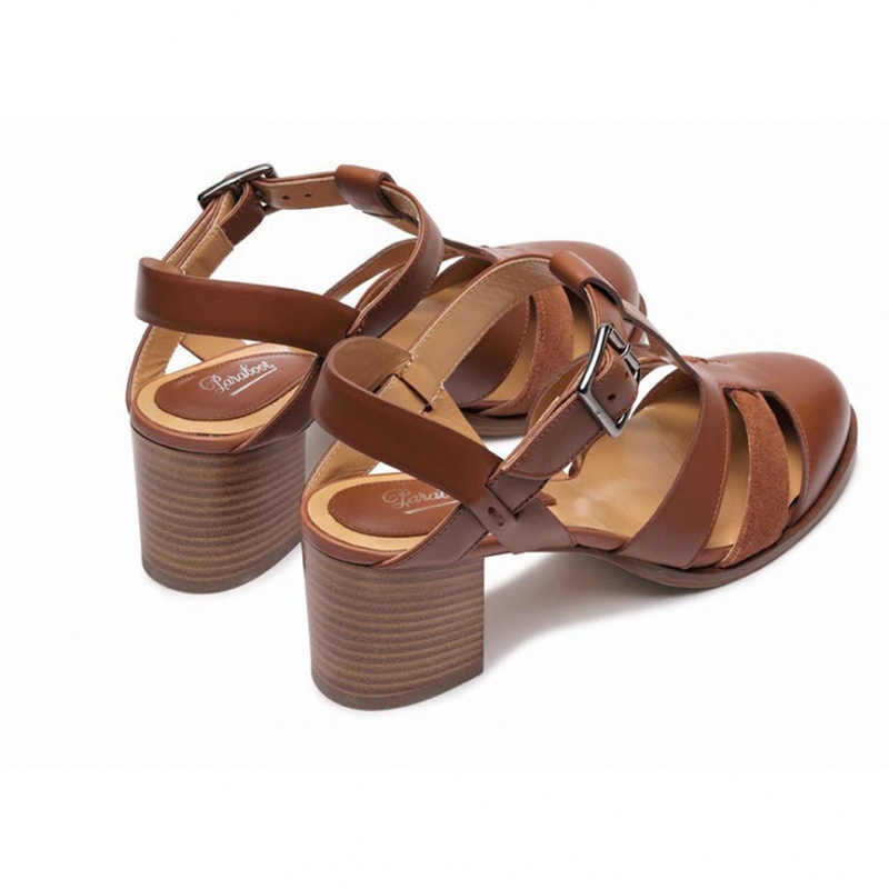 Paraboot Ponza Women's Sandals Brown | CANADA 87962M