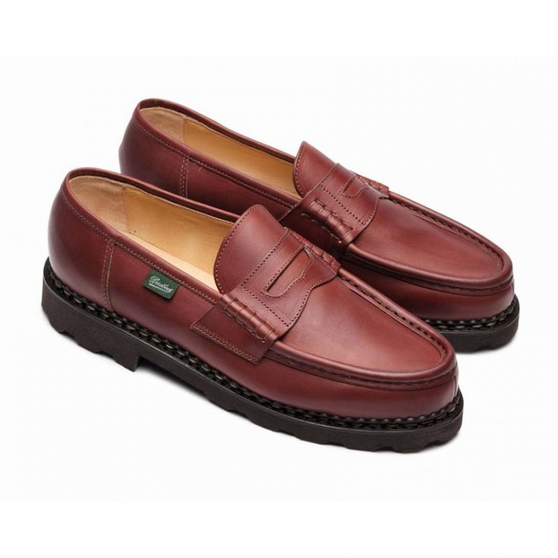 Paraboot Reims Men's Loafers Brown | CANADA 68354O