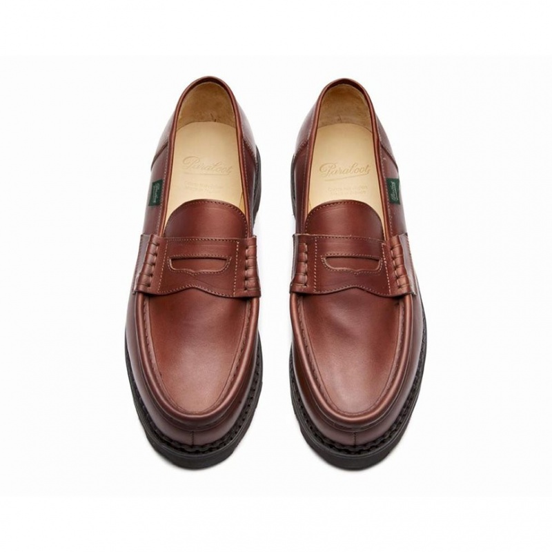 Paraboot Reims Men's Loafers Brown | CANADA 68354O