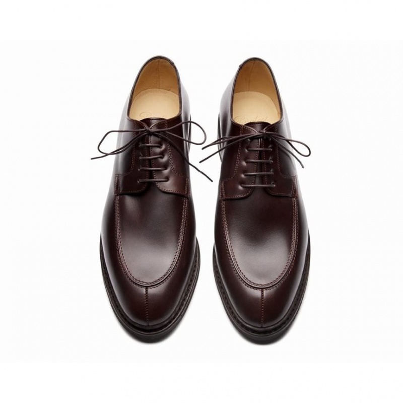 Paraboot Rousseau Men's Derby Shoes Burgundy | CANADA 83704V