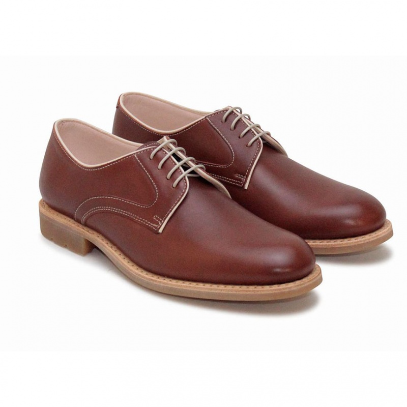 Paraboot Saphir Gy Women's Derby Shoes Brown | CANADA 31524W