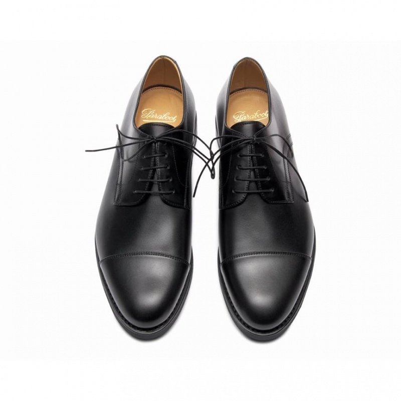 Paraboot Schubert Men's Derby Shoes Black | CANADA 65120H