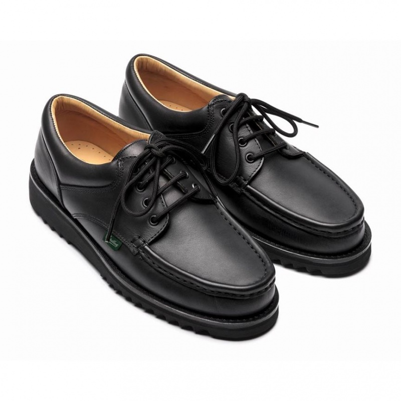 Paraboot Thiers Men's Derby Shoes Black | CANADA 04532Z