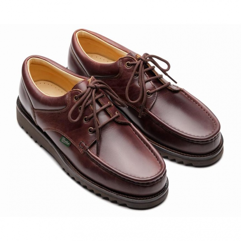 Paraboot Thiers Men's Derby Shoes Dark Brown | CANADA 82964G