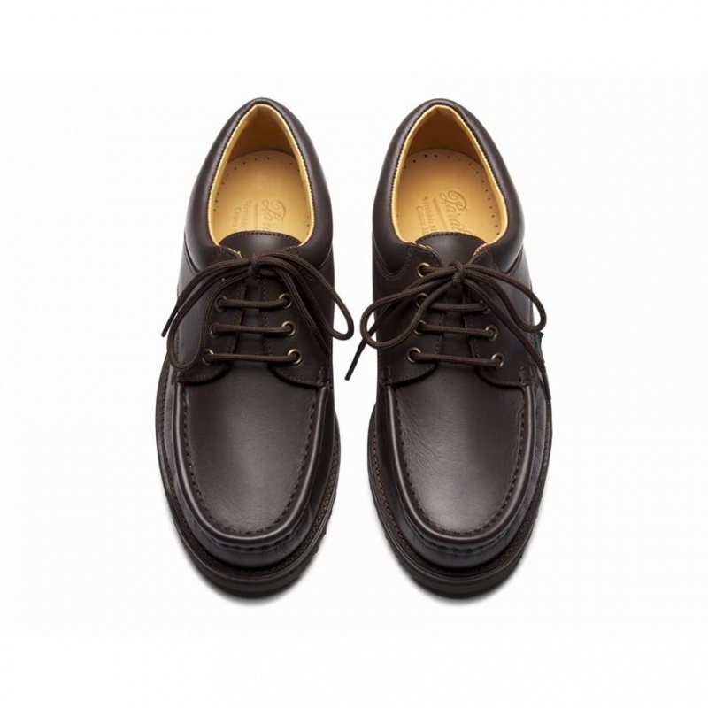 Paraboot Thiers Men's Derby Shoes Dark Brown | CANADA 52869M