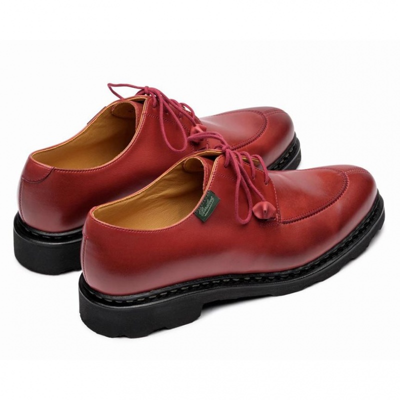 Paraboot Veley Women's Derby Shoes Red | CANADA 65873T